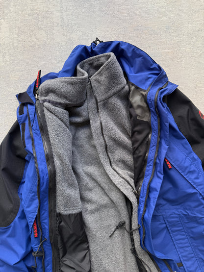 Vintage 90s Mammut Balance Project GORE-TEX 2-in-1 Jacket – Blue (M)