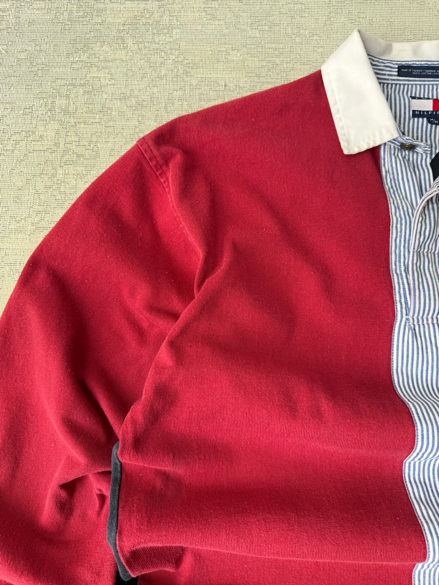 Tommy Hilfiger Vintage Rugby Ls Polo (M)