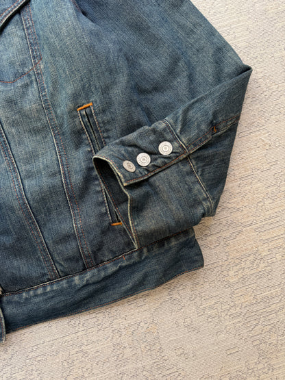 GAP Sherpa-Lined Denim Jacket (M)