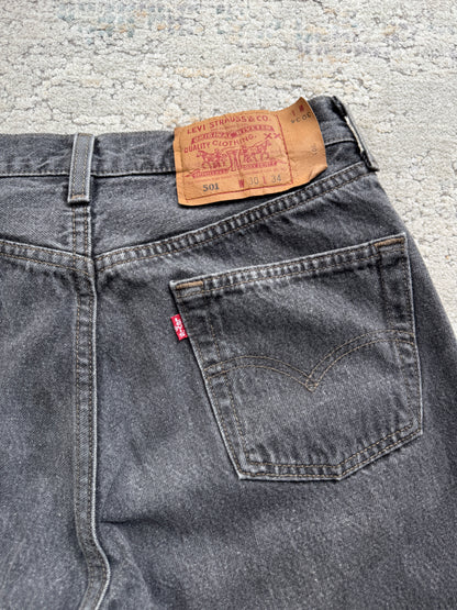 Levi’s 501 Faded Gray Jeans (W30 L34)