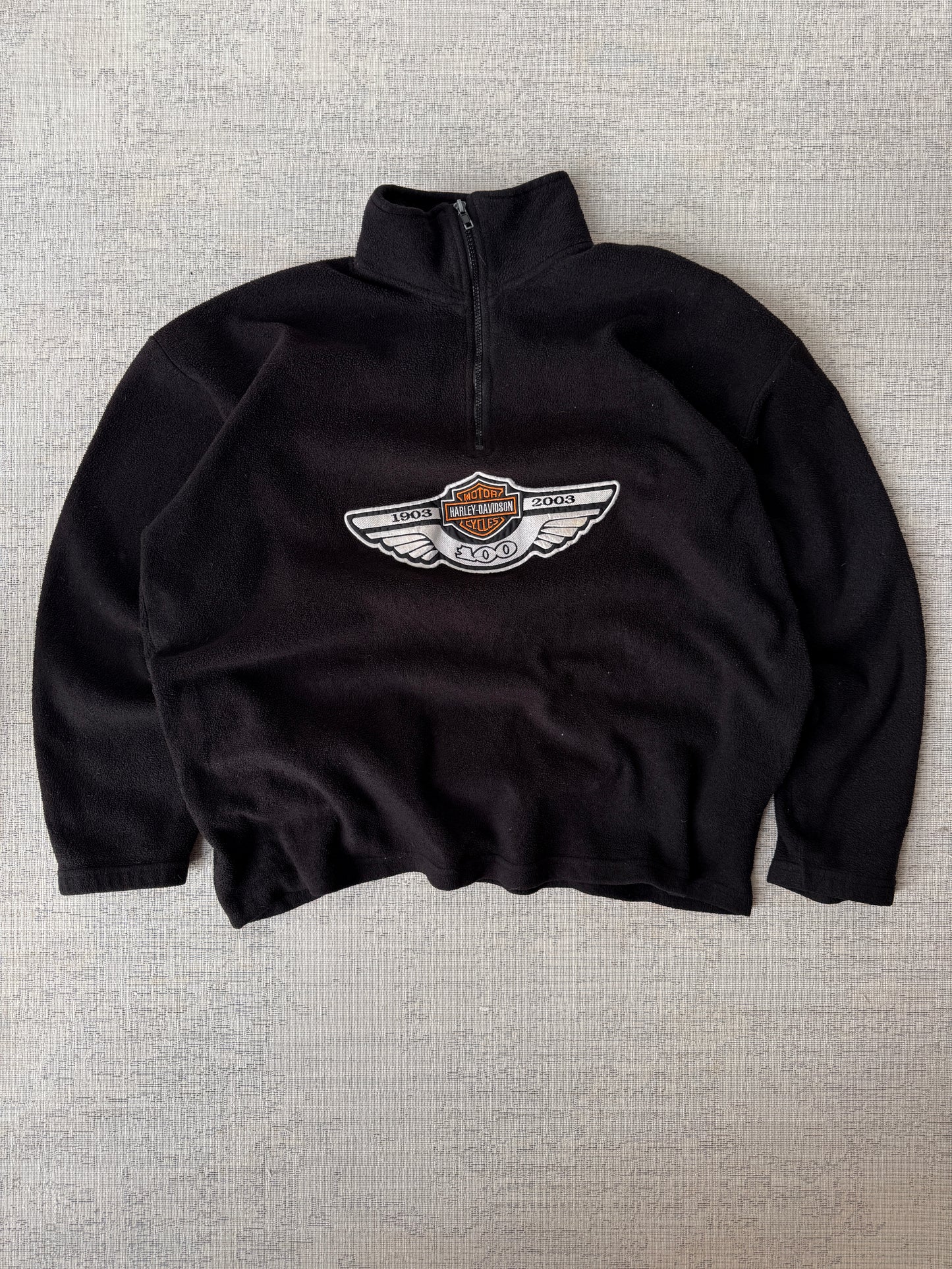 Harley Davidson Quarter Zip Fleece (L)
