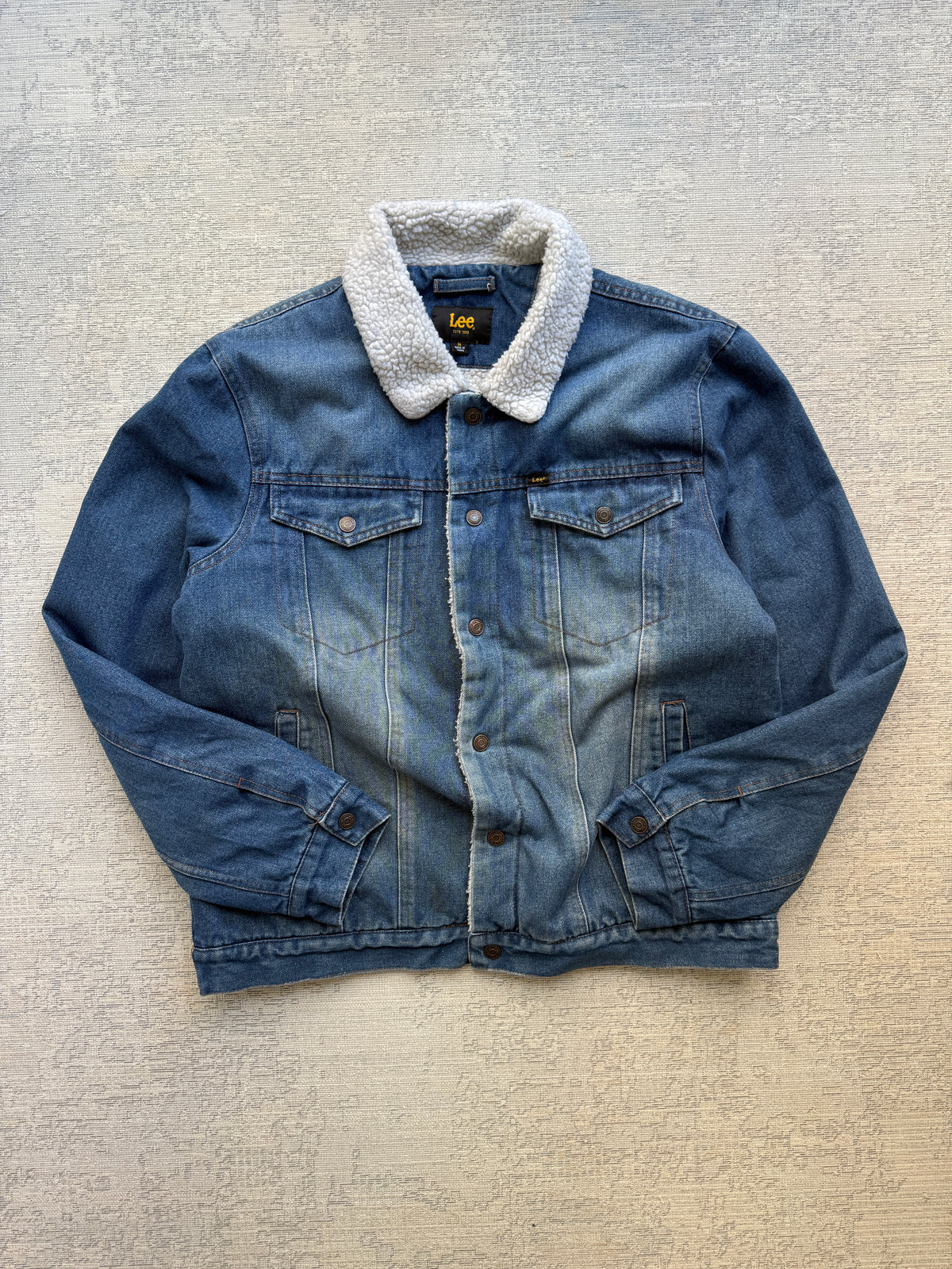 Lee Sherpa Rider Denim Jacket (M)