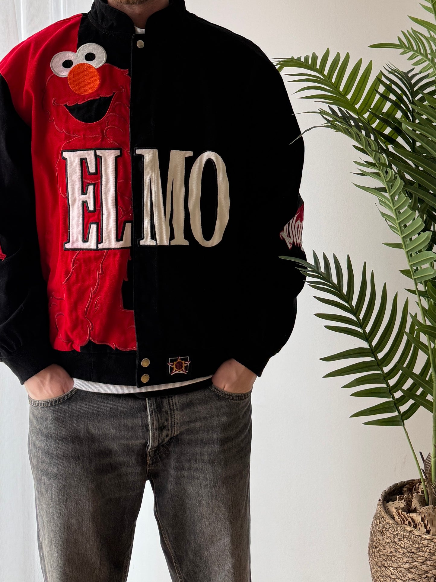 Y2K Vintage 90’s JH Design Sesame Street Elmo Jacket (L)