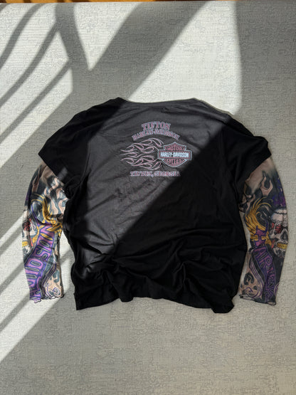 Harley-Davidson Tifton Georgia Flame Graphic Long Sleeve (Women’s L)