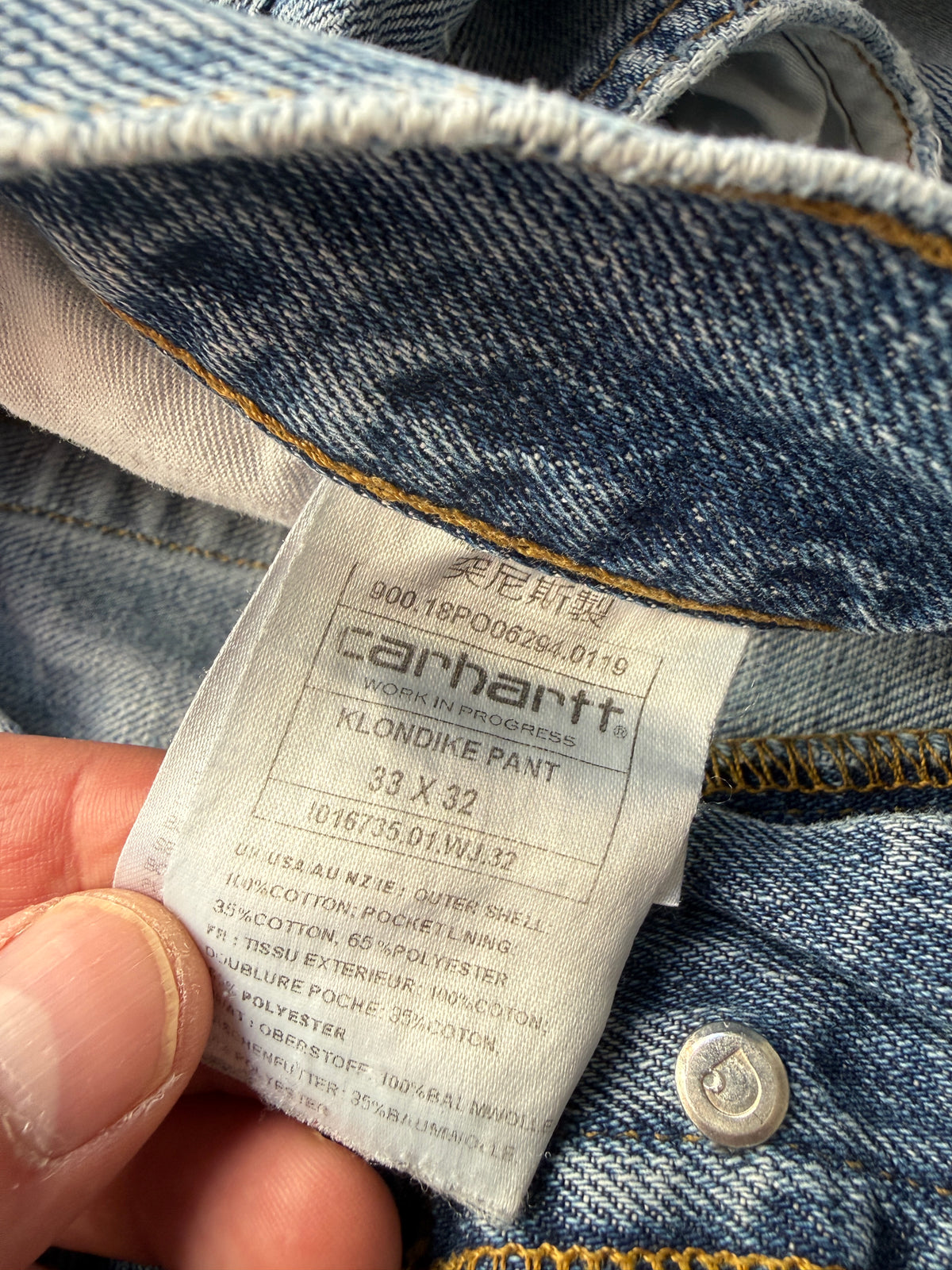 Carhartt Klondike Jeans (W33 L32)
