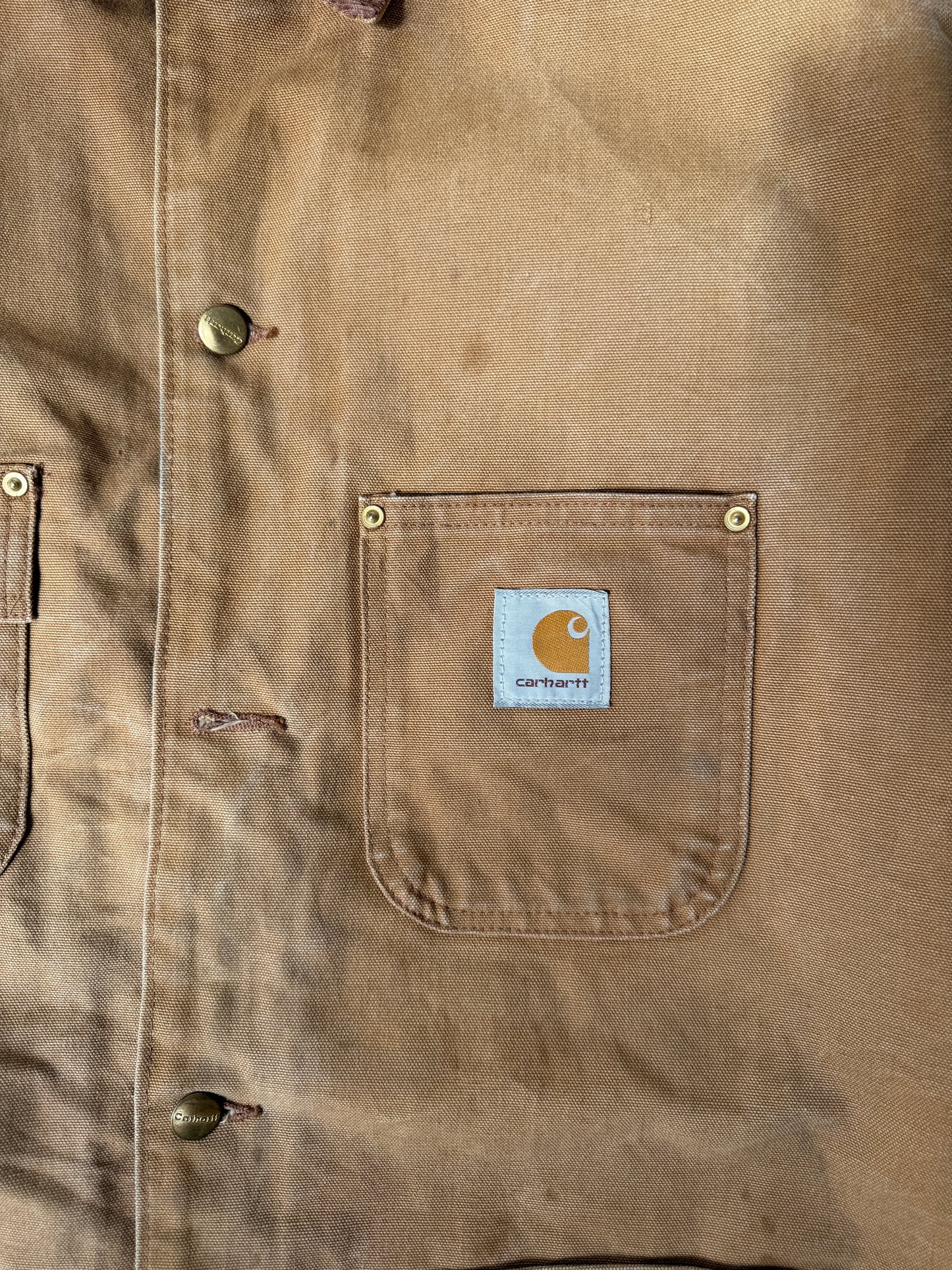 Carhartt J001 Duck Canvas Chore Coat Jacket (XL)