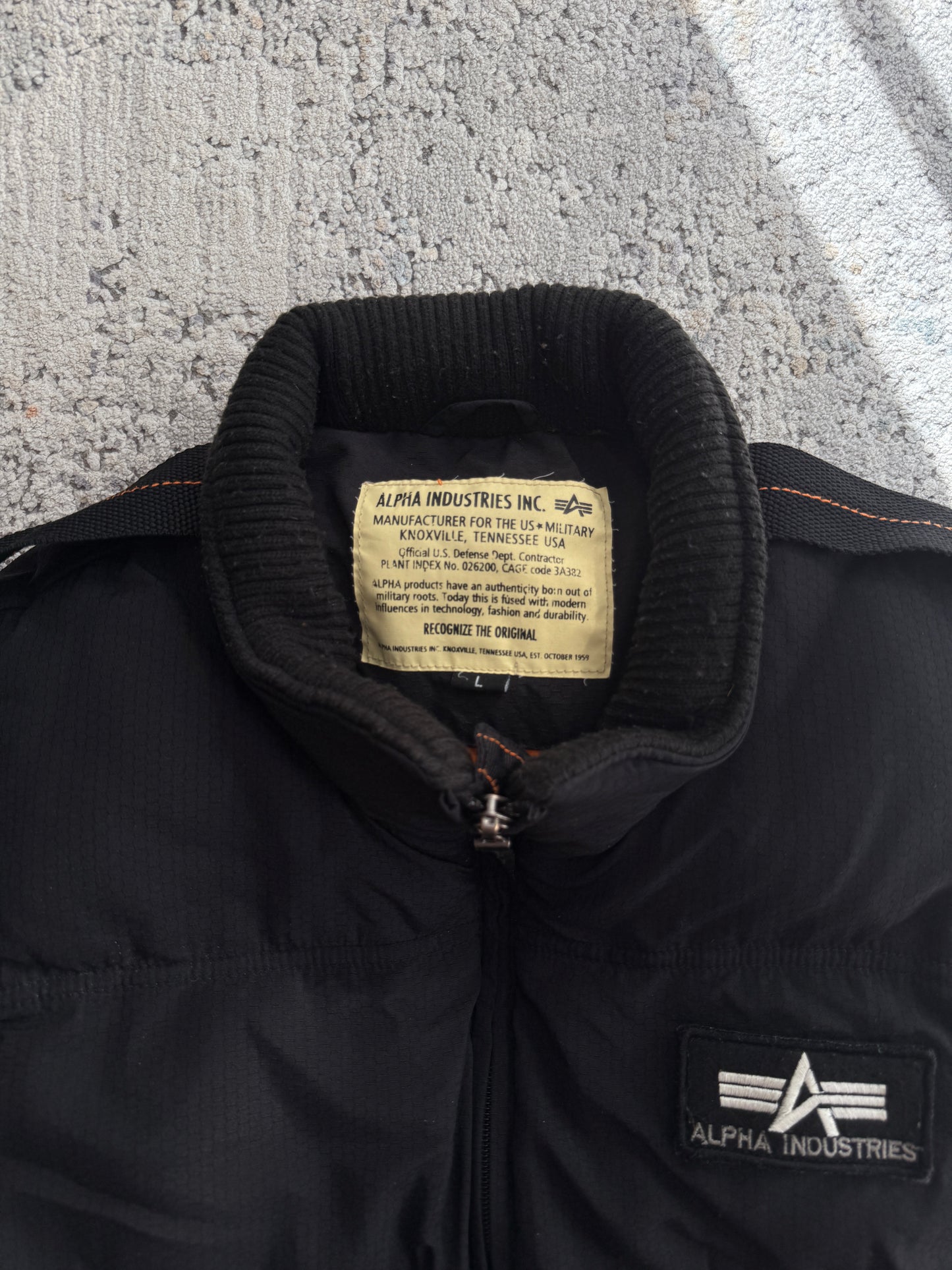 Alpha Industries Flight Puffer Vest (L)