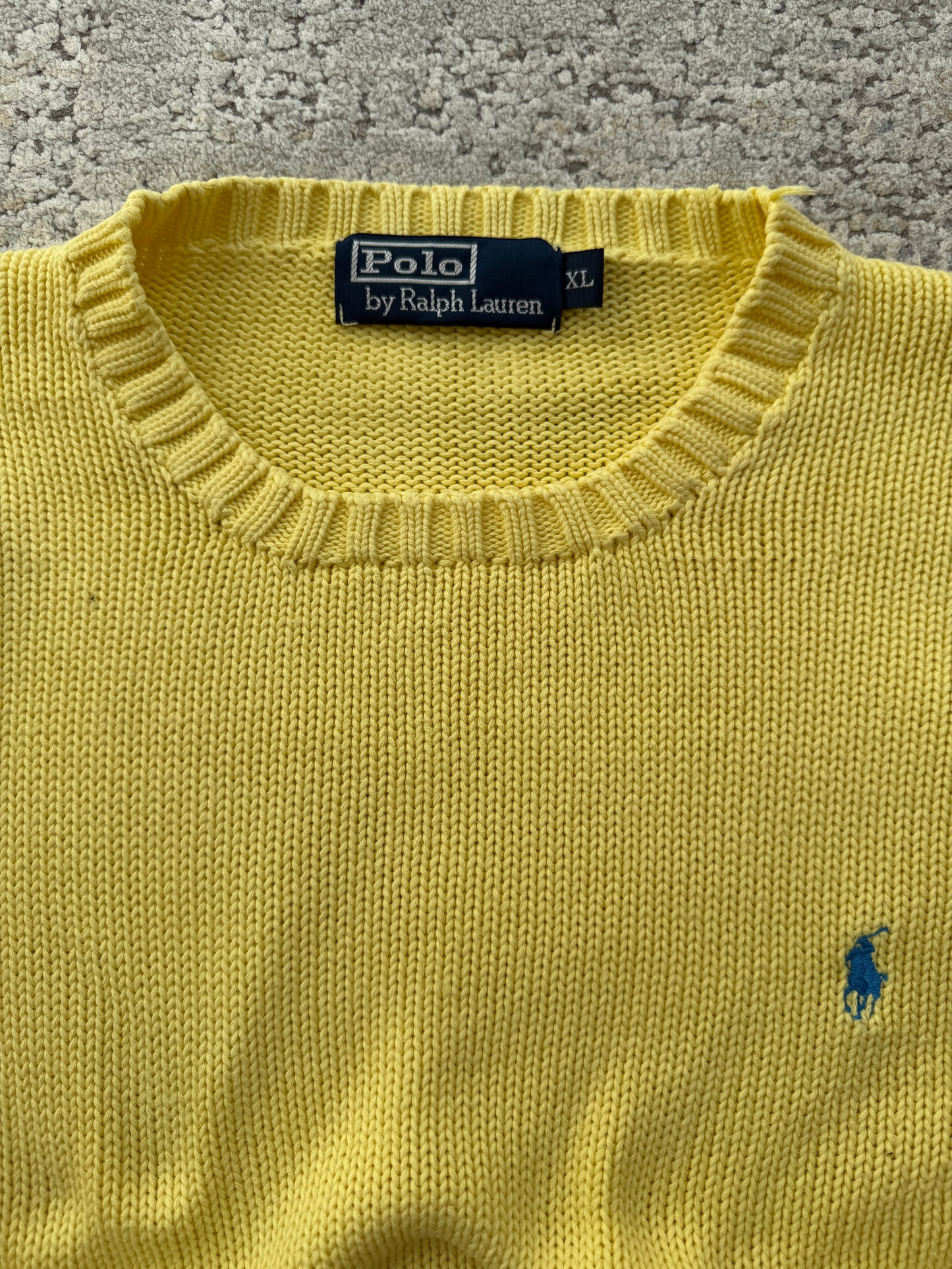 Ralph Lauren Cotton Knit Sweater (XL)