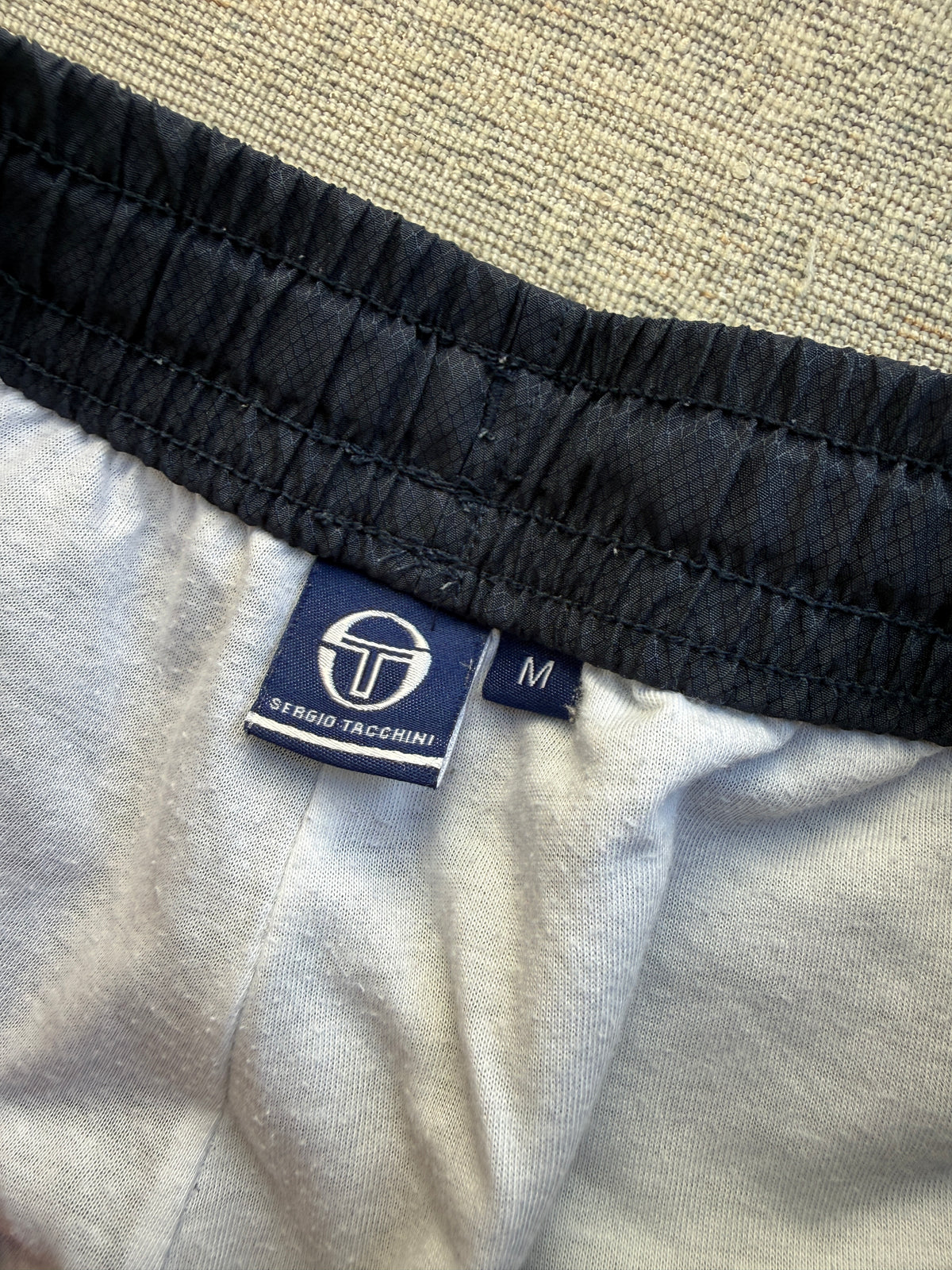 Sergio Tacchini Nylon Track Pants – Navy (M)
