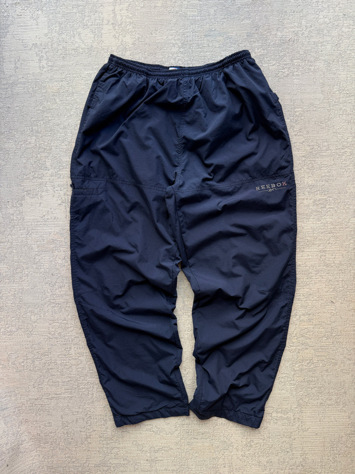 Vintage 90s Reebok Nylon Track Pants (XL)