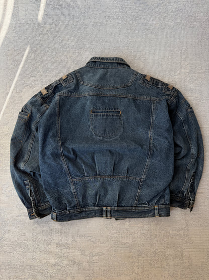 Vintage Jordache Denim Utility Jacket (L)