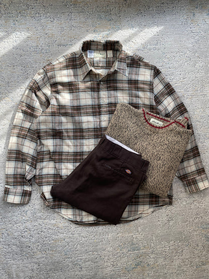 L.L Bean Vintage Flannel Shirt (XL)