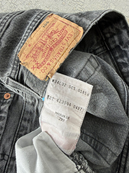 Levi’s 501 Heather Gray Jeans (W34 L32)