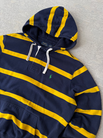 Ralph Lauren Striped Rugby Pullover Hoodie (L)