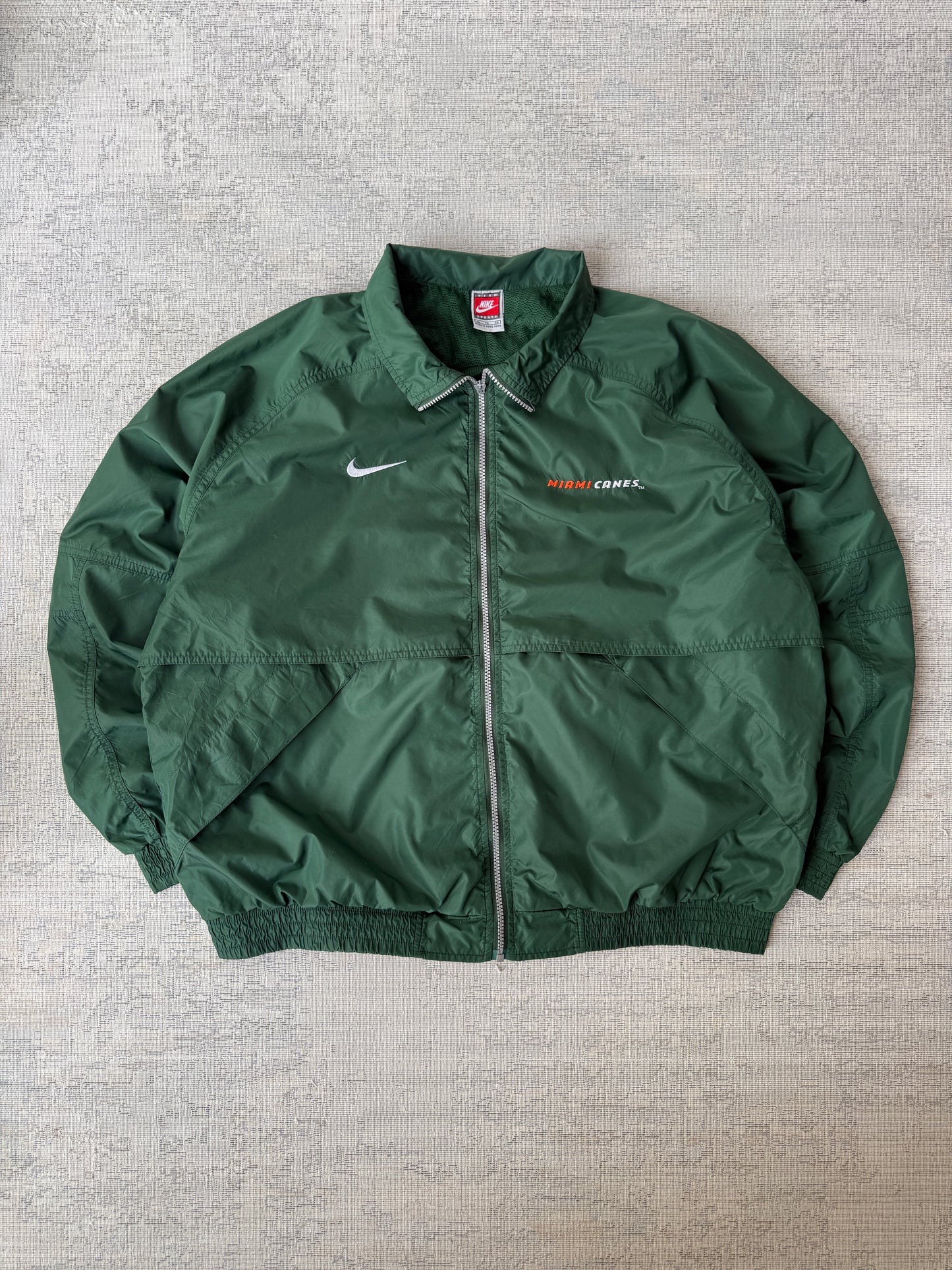 Nike Miami Canes Heavy Nylon Jacket (XL)