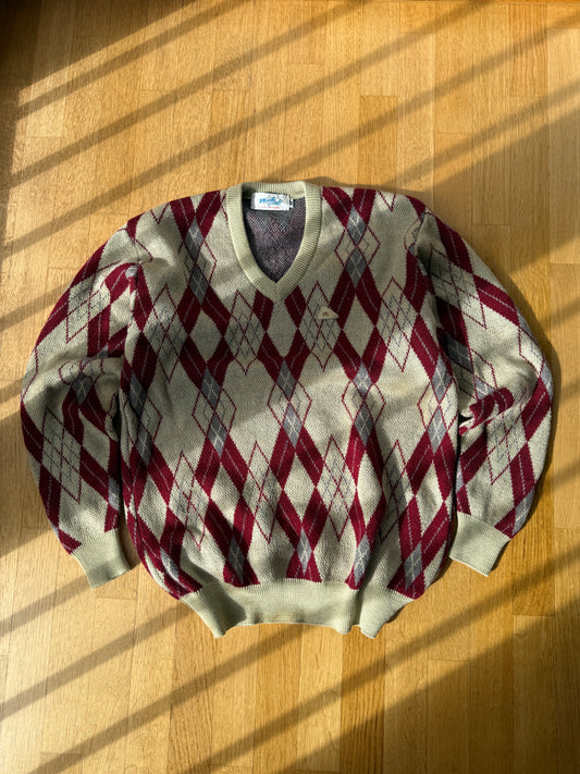 Monte Carlo Vintage V-Neck Sweater (L)