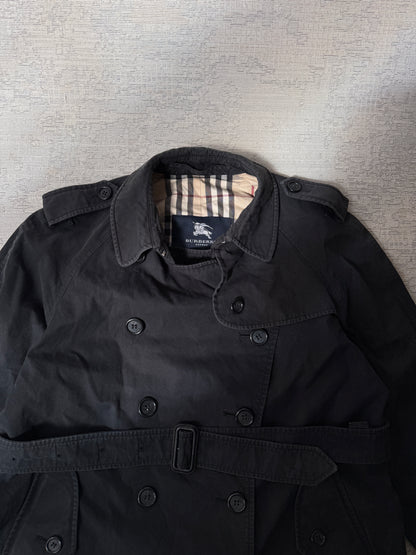 Burberry Vintage Classic Trench Coat – Nova Check Lining (Made in England)-(Women’s M)