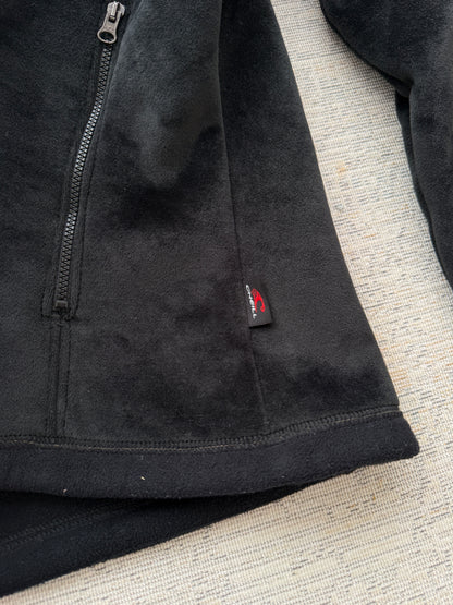 Vintage 2000s O’Neill Full-Zip Fleece Hoodie – Black (M)