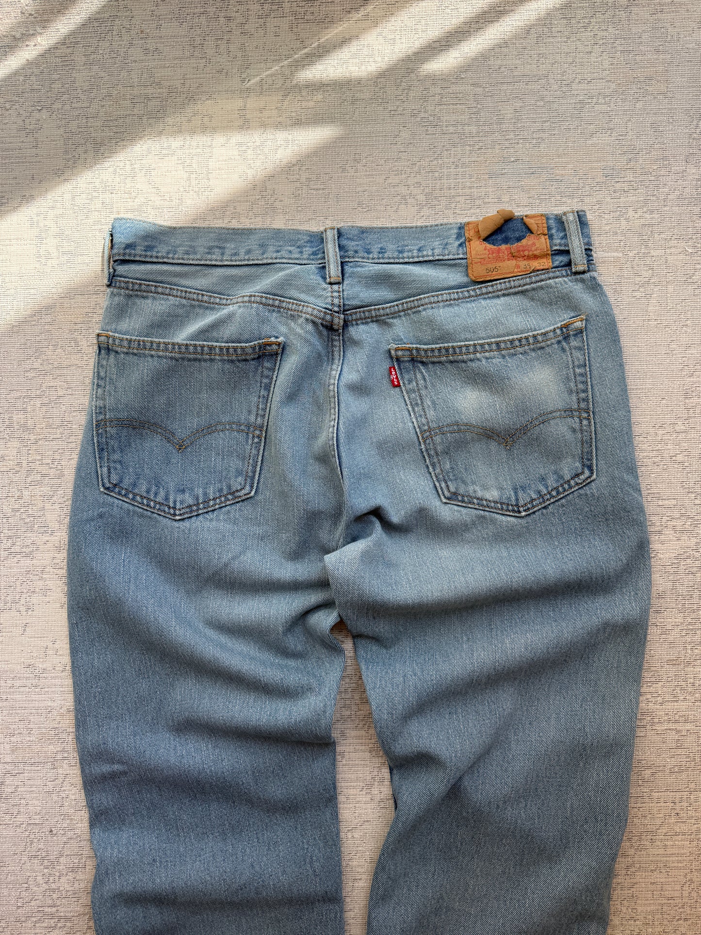 Levi’s 505 Faded Blue Jeans (W36 L32)