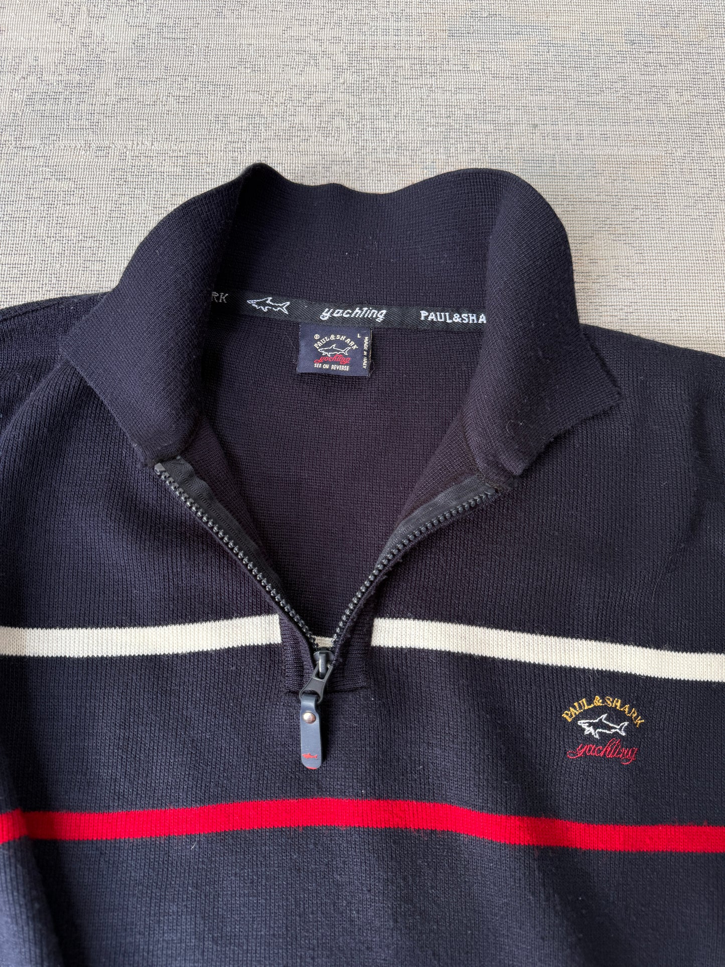 Paul Shark Quarter Zip Sweatwr (XL)