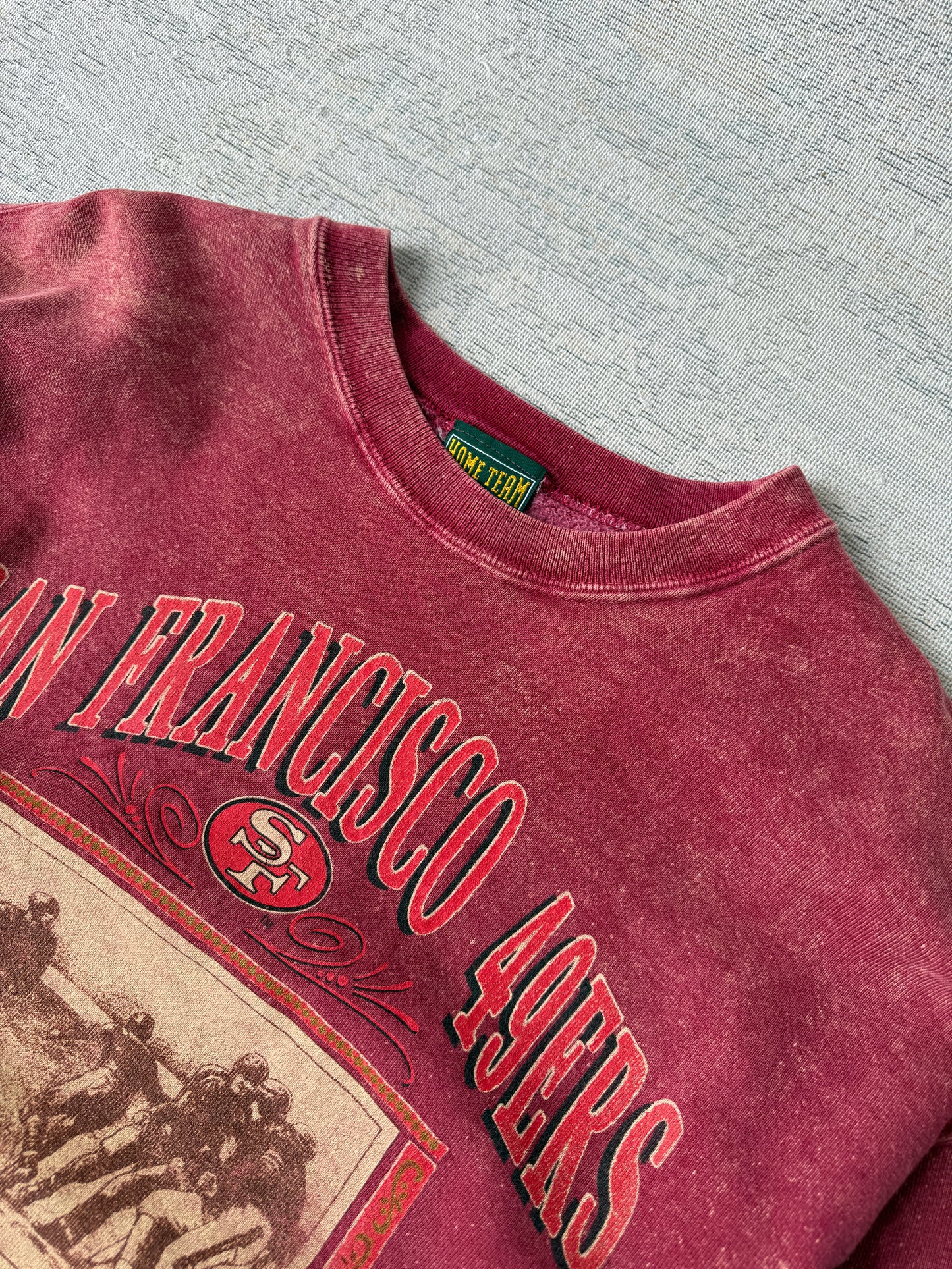 Vintage San Francisco 49ers Washed Crewneck Sweatshirt (L)