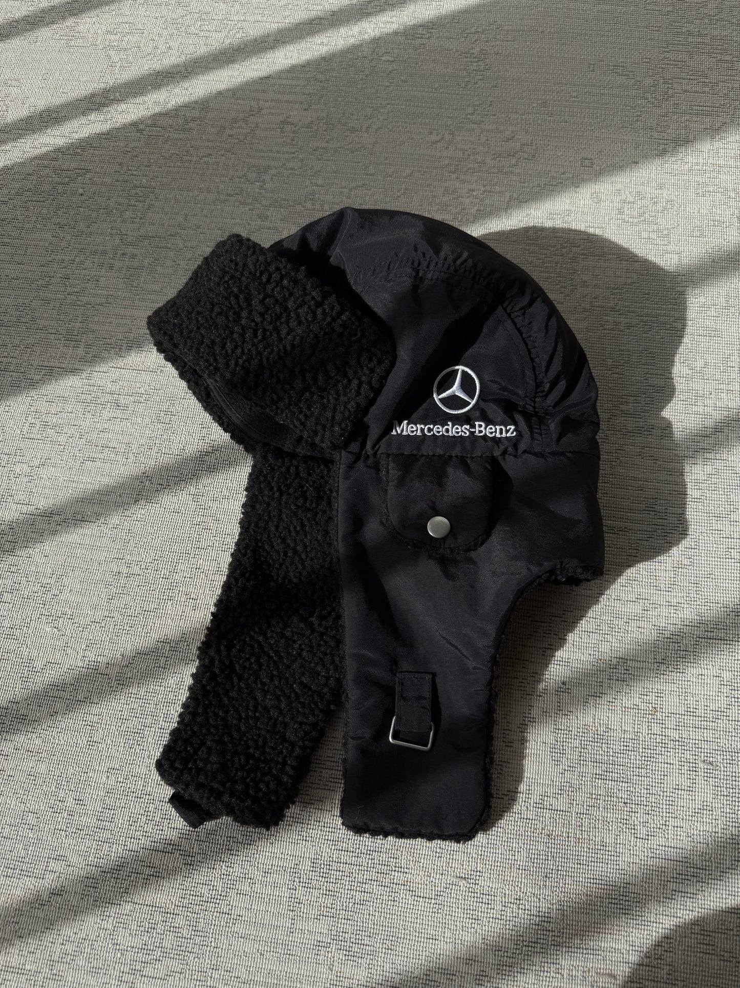 Mercedes Benz Vintage Ushanka Hat Y2K (OneSize)