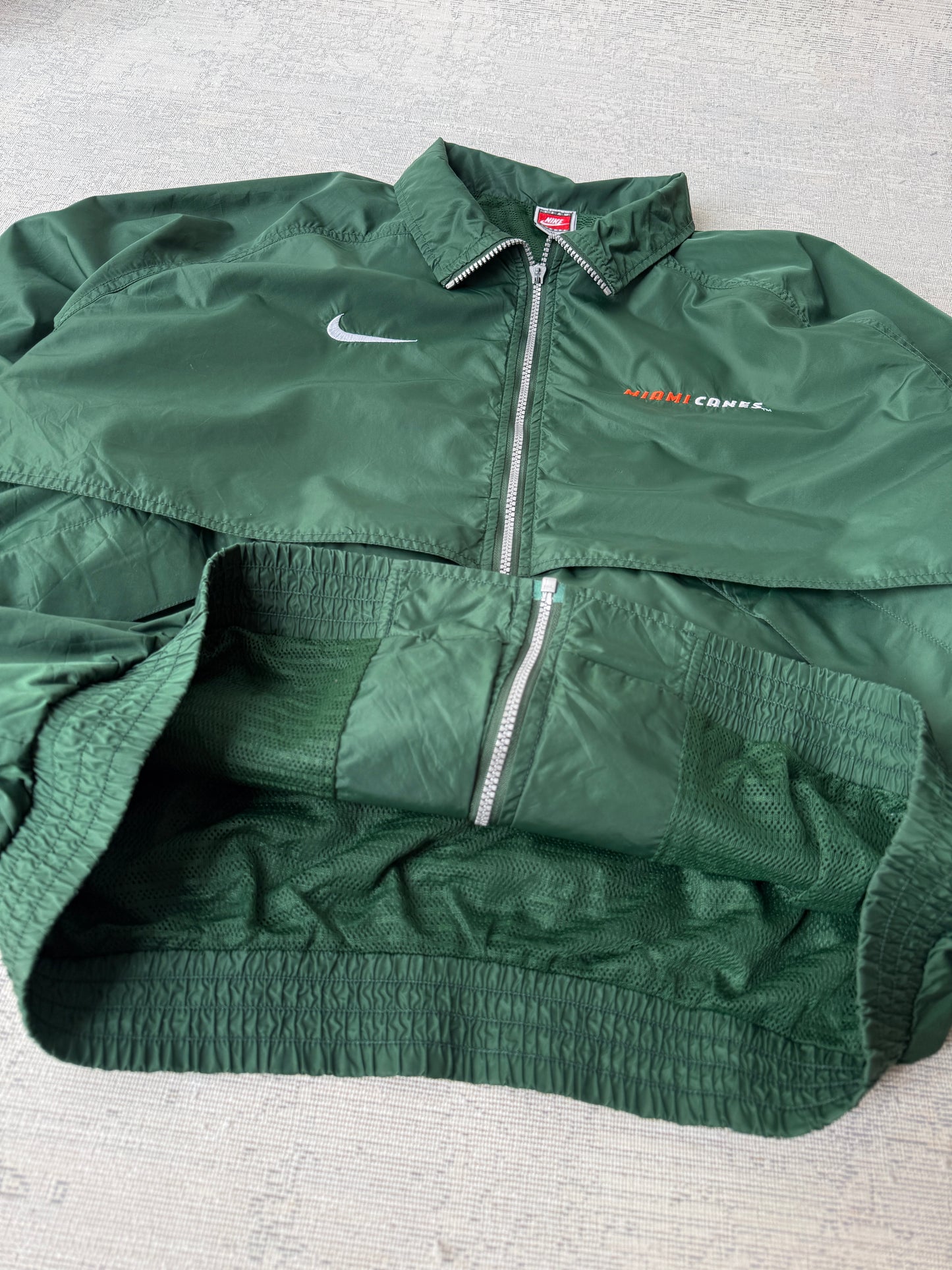 Nike Miami Canes Heavy Nylon Jacket (XL)