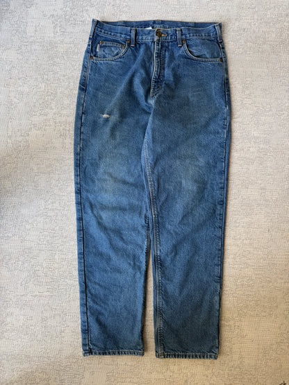 Carhartt B172 Flannel-Lined Relaxed Fit Jeans (W35 L34)