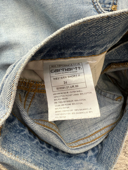 Carhartt Western Denim Shorts (W34)
