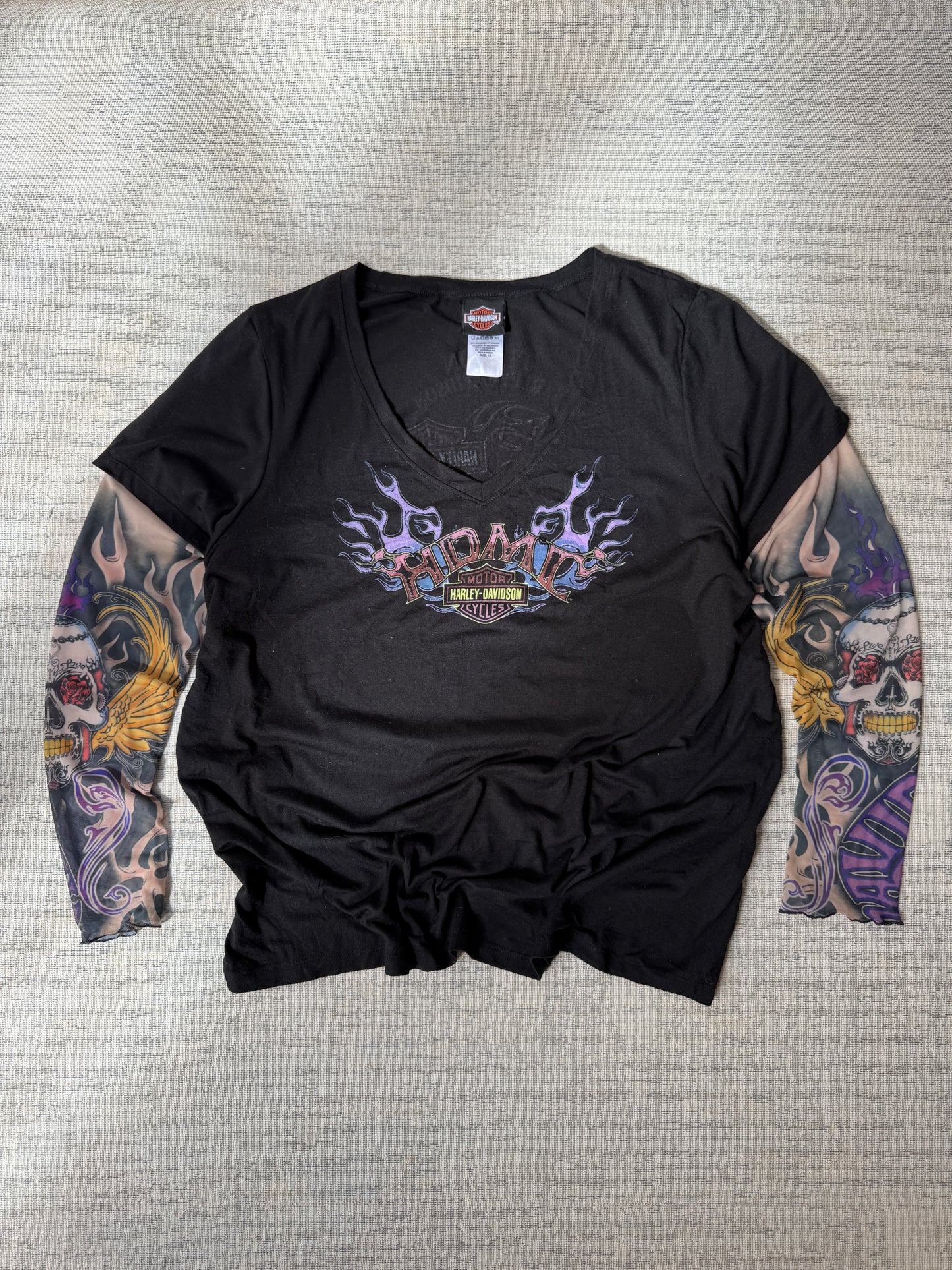 Harley-Davidson Tifton Georgia Flame Graphic Long Sleeve (Women’s L)