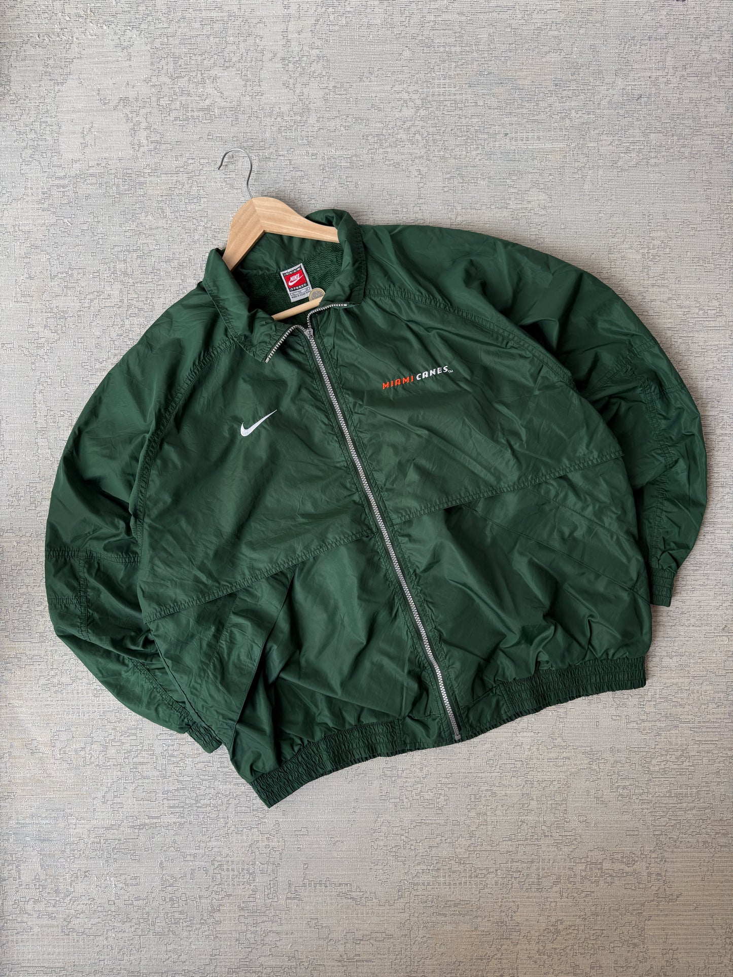 Nike Miami Canes Heavy Nylon Jacket (XL)