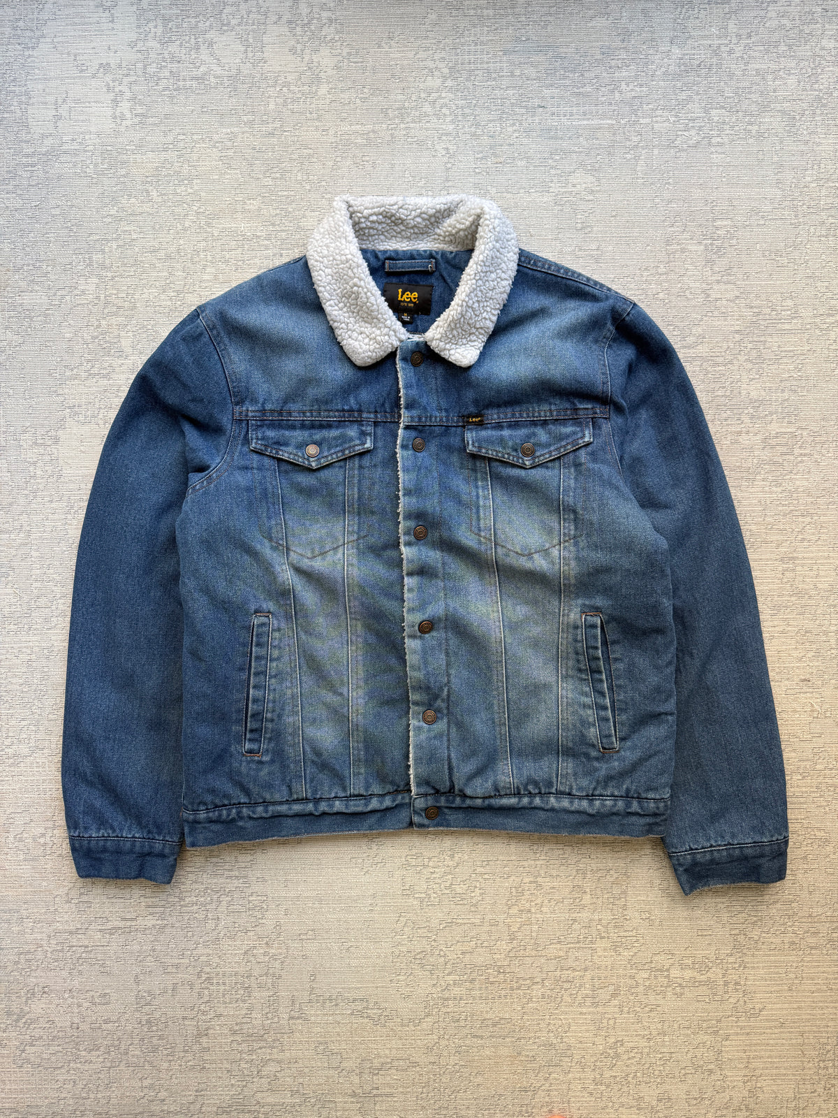 Lee Sherpa Rider Denim Jacket (M)