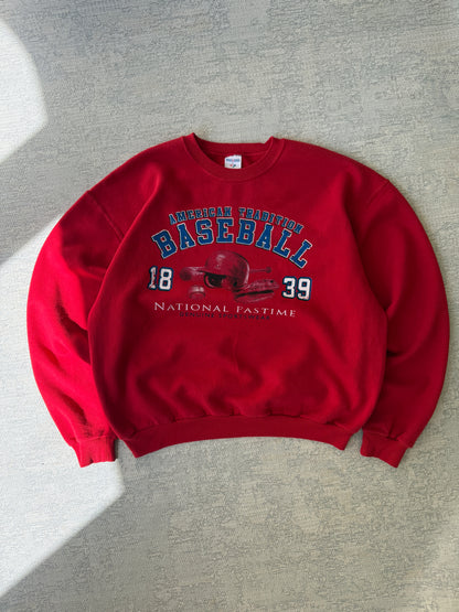 Jerzees Vintage Baseball Crew (M)
