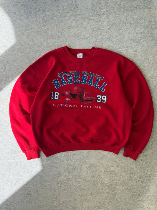 Jerzees Vintage Baseball Crew (M)