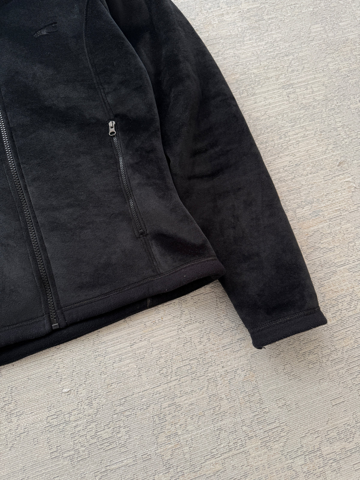 Vintage 2000s O’Neill Full-Zip Fleece Hoodie – Black (M)