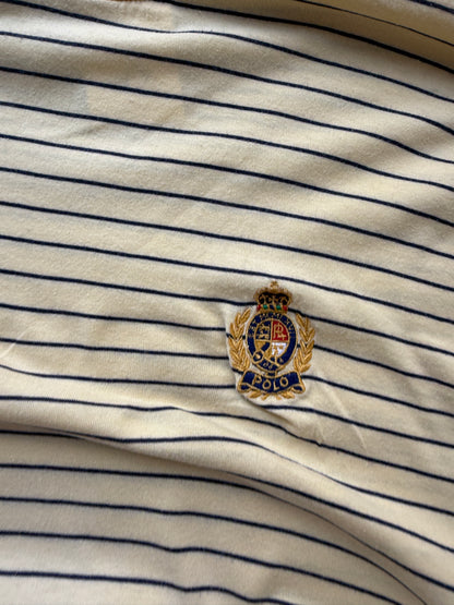 Vintage Polo Ralph Lauren Crest Striped Turtleneck (XL)