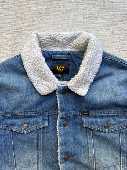 Lee Sherpa Rider Denim Jacket (M)