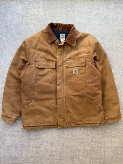 Vintage Carhartt Made in USA Quilted Chore Jacket – Carhartt Brown (XL)