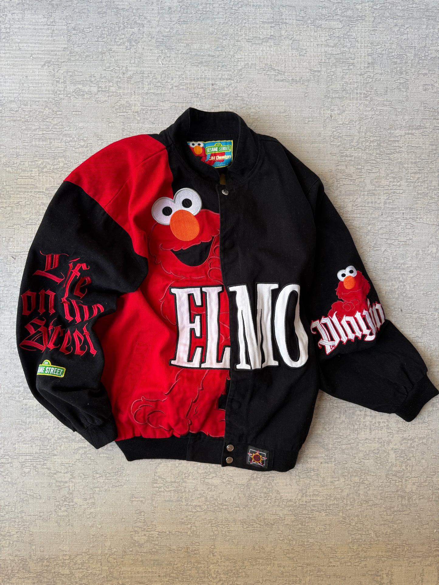 Y2K Vintage 90’s JH Design Sesame Street Elmo Jacket (L)