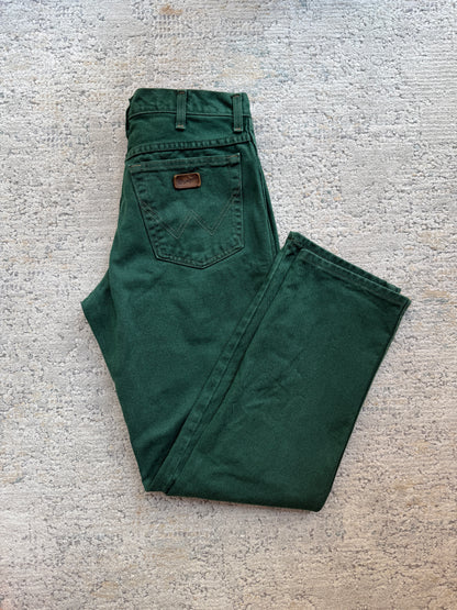 Wrangler Vintage Faded Green Jeans (W32 L32)