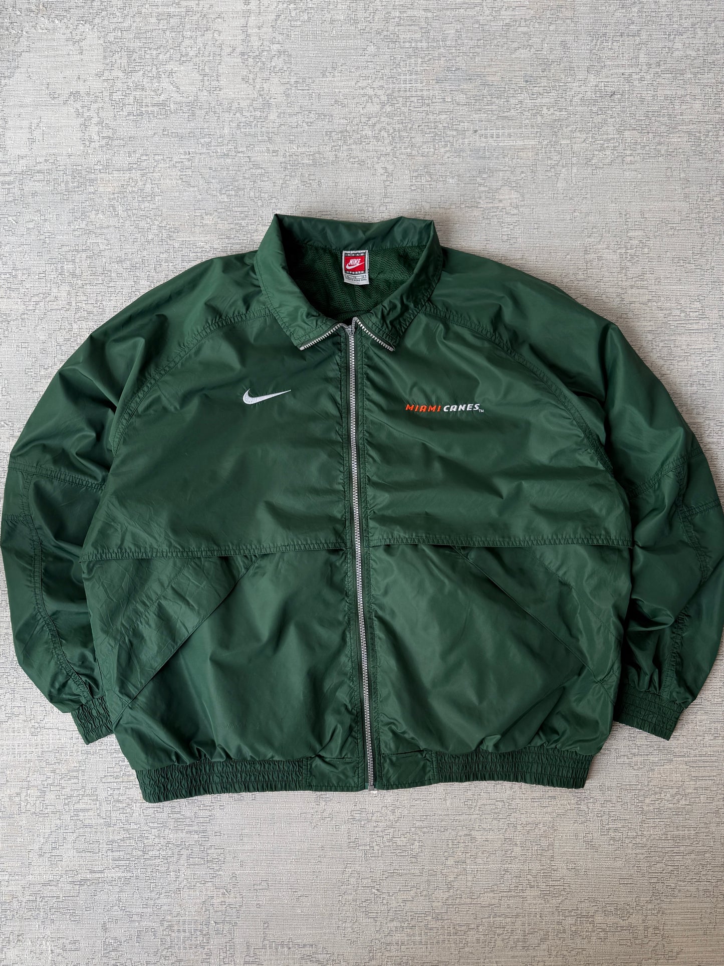 Nike Miami Canes Heavy Nylon Jacket (XL)