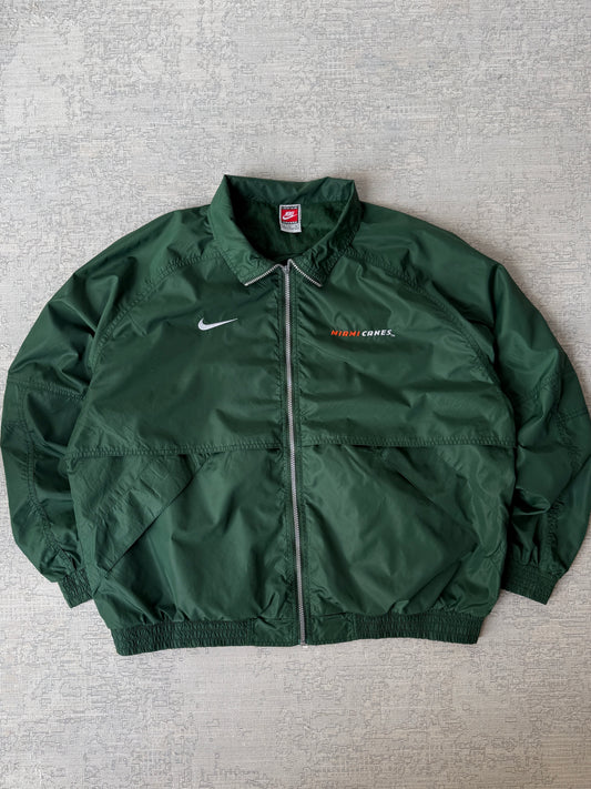 Nike Miami Canes Heavy Nylon Jacket (XL)