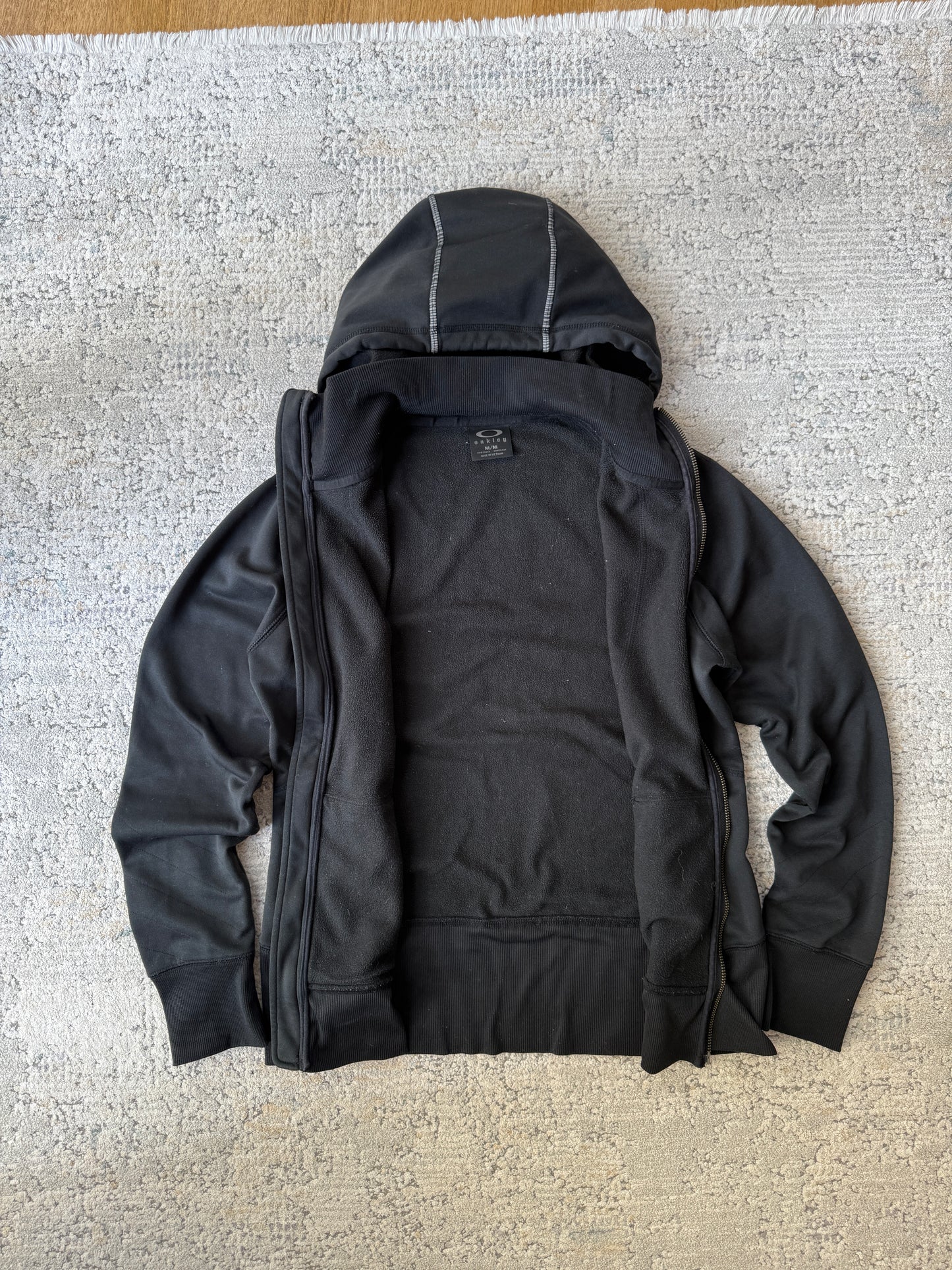 Oakley 2000’s Zip Up Fleece Hoodie (M)