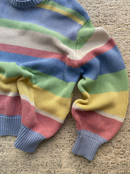 The Rainbow Ralph Lauren Striped Long-Sleeve Sweater
 (M)
