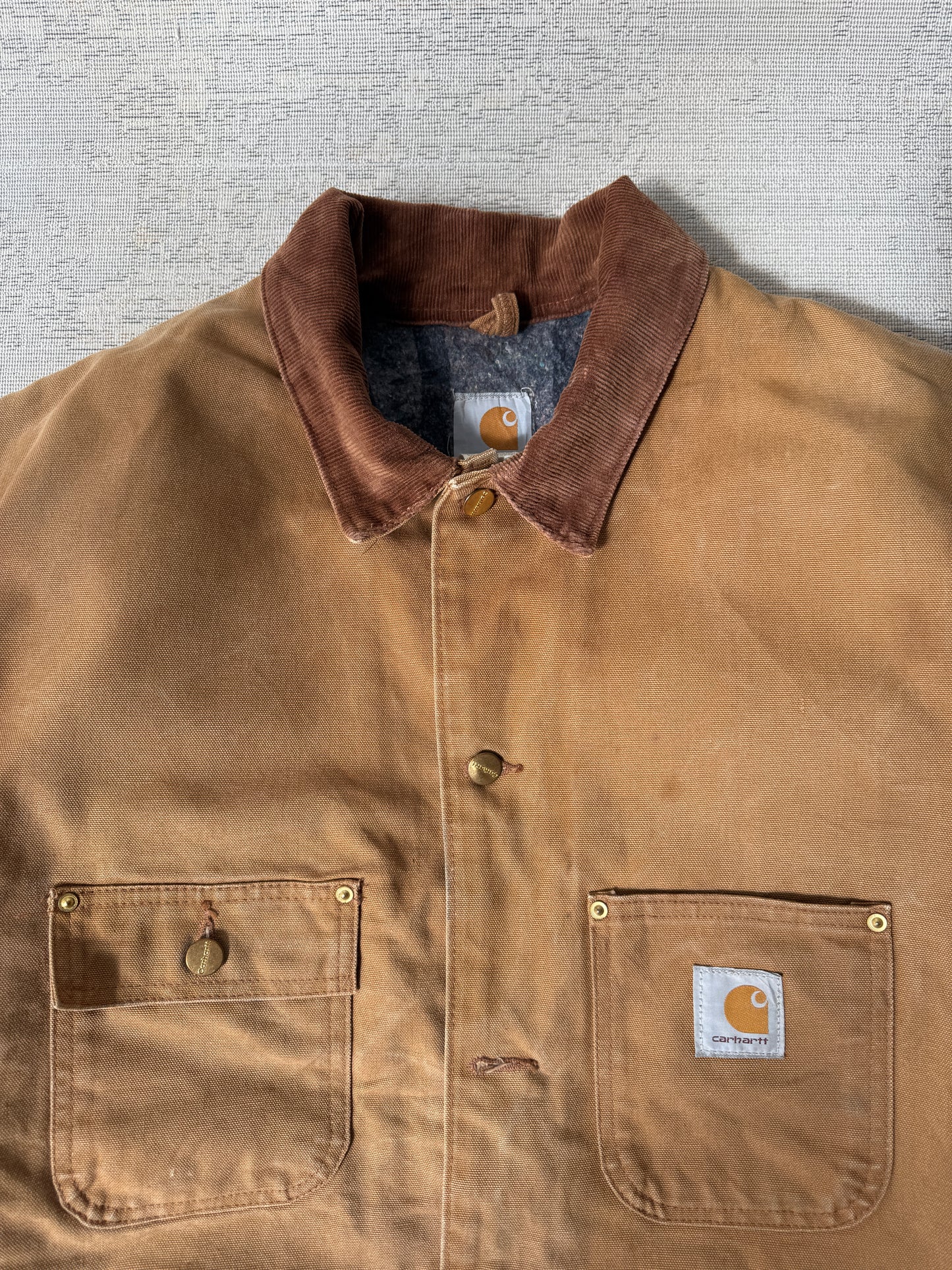 Carhartt J001 Duck Canvas Chore Coat Jacket (XL)