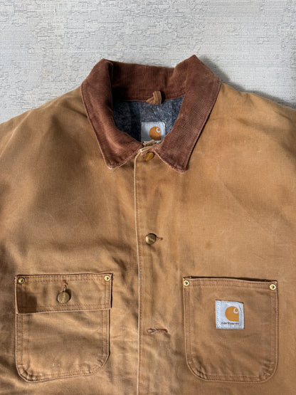Carhartt J001 Duck Canvas Chore Coat Jacket (XL)