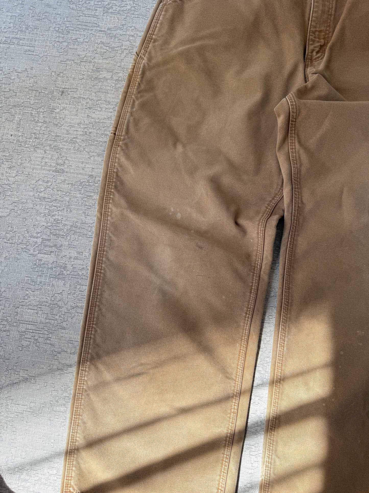 Carhartt B111 Washed Duck Flannel-Lined Work Pant  (W36 L32)