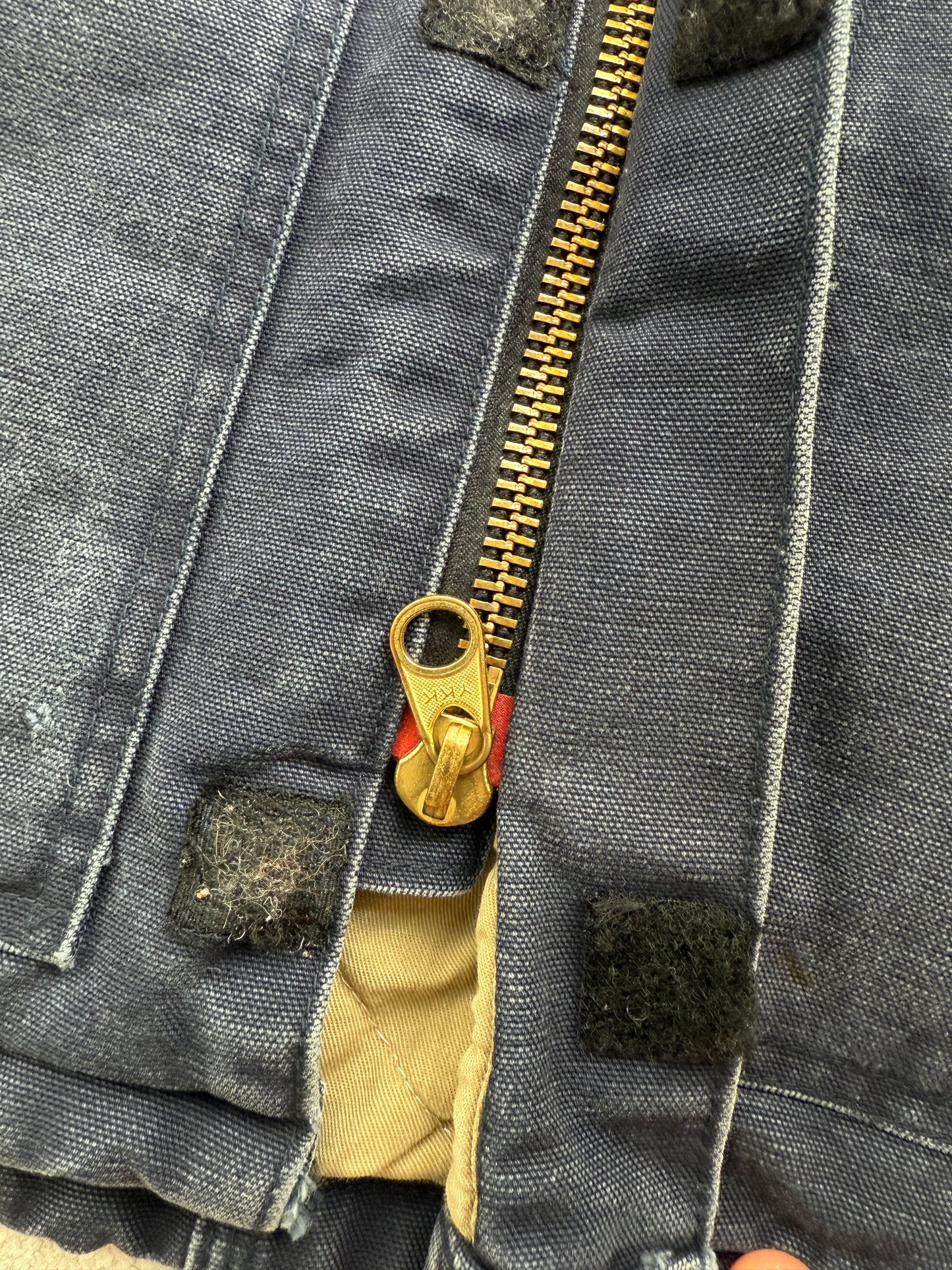 Carhartt FR Vintage Jacket in Marine Blue Made in US (XL)