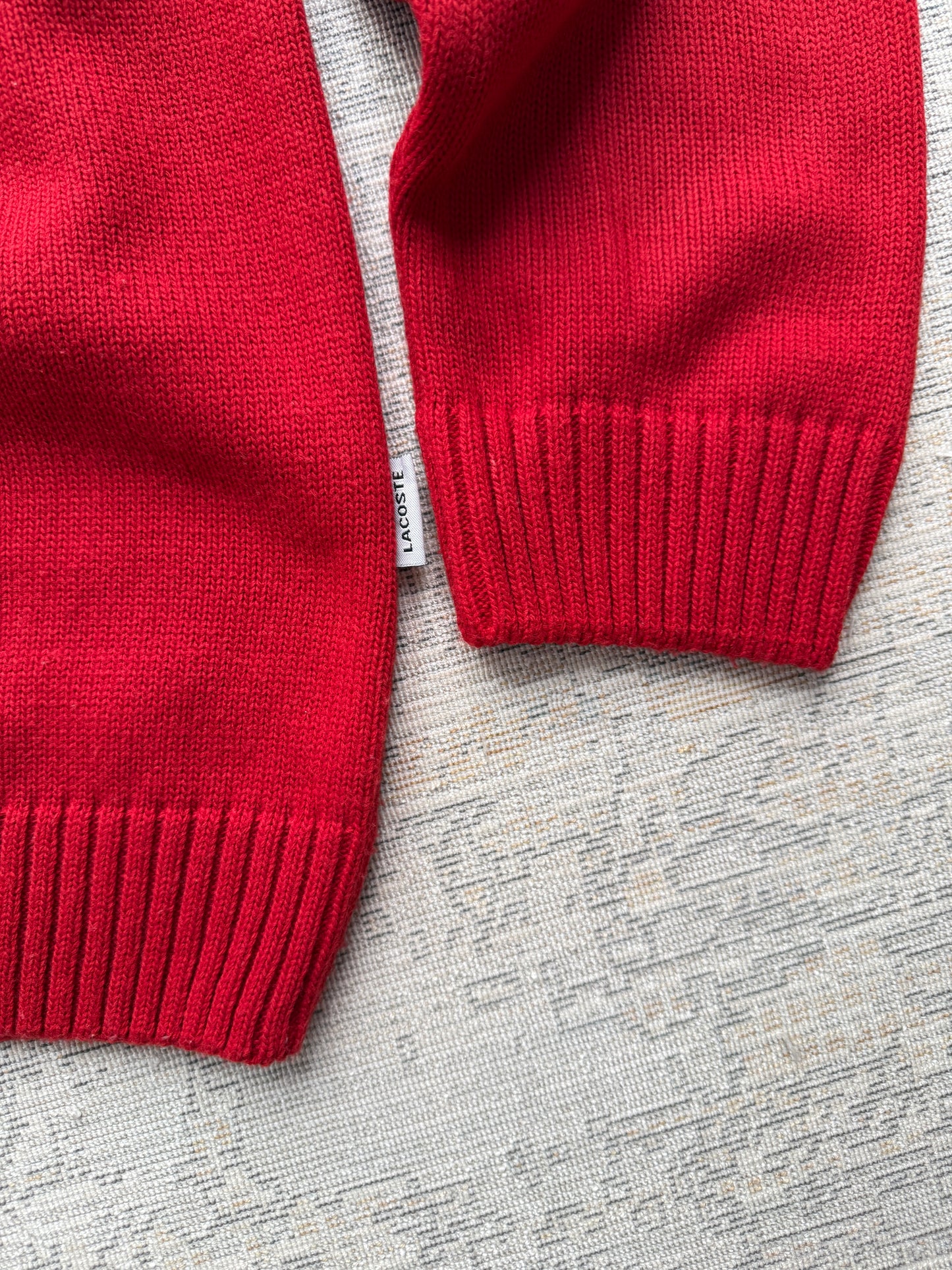 Vintage Lacoste Chest Stripe Crewneck Sweater (XL)