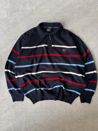 Paul Shark Quarter Zip Sweatwr (XL)